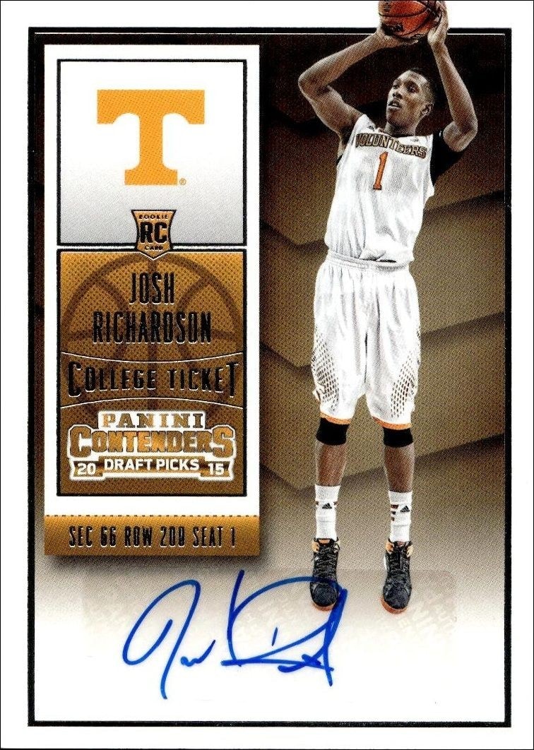 2015-16 Panini Contenders Draft Picks Josh Richardson #152 trading card