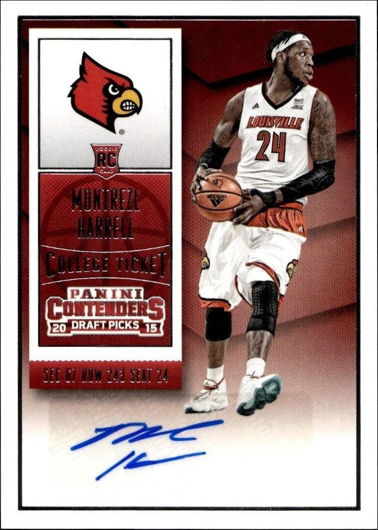 2015-16 Panini Contenders Draft Picks Montrezl Harrell #130 trading card