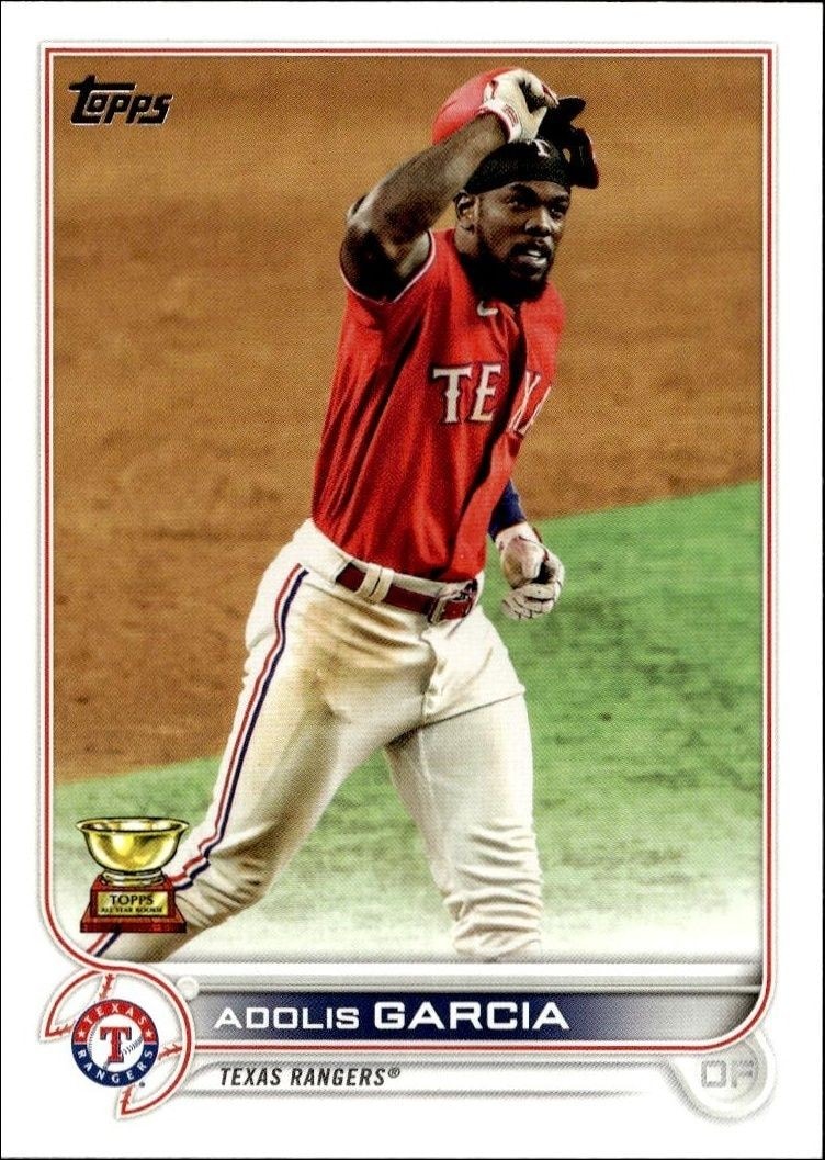 2022 Topps Series 2 Adolis Garcia #652 trading card