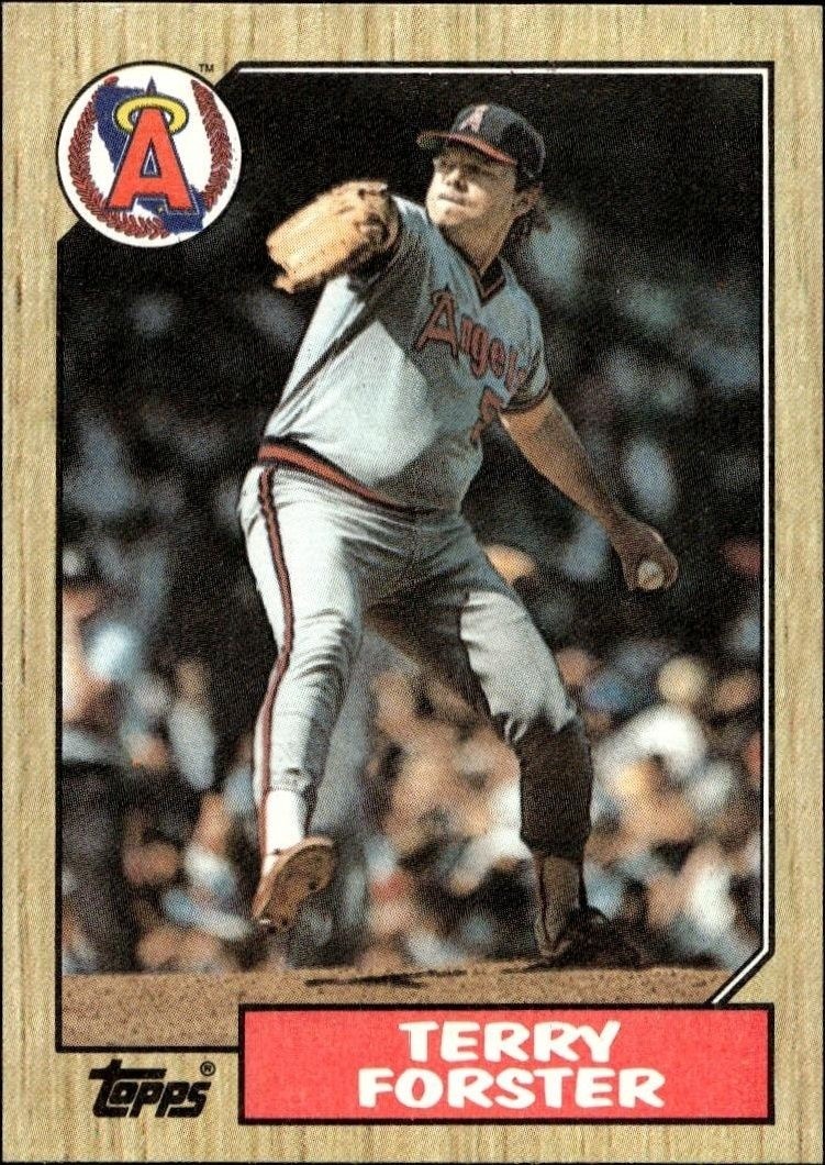 1987 Topps Terry Forster #652 trading card