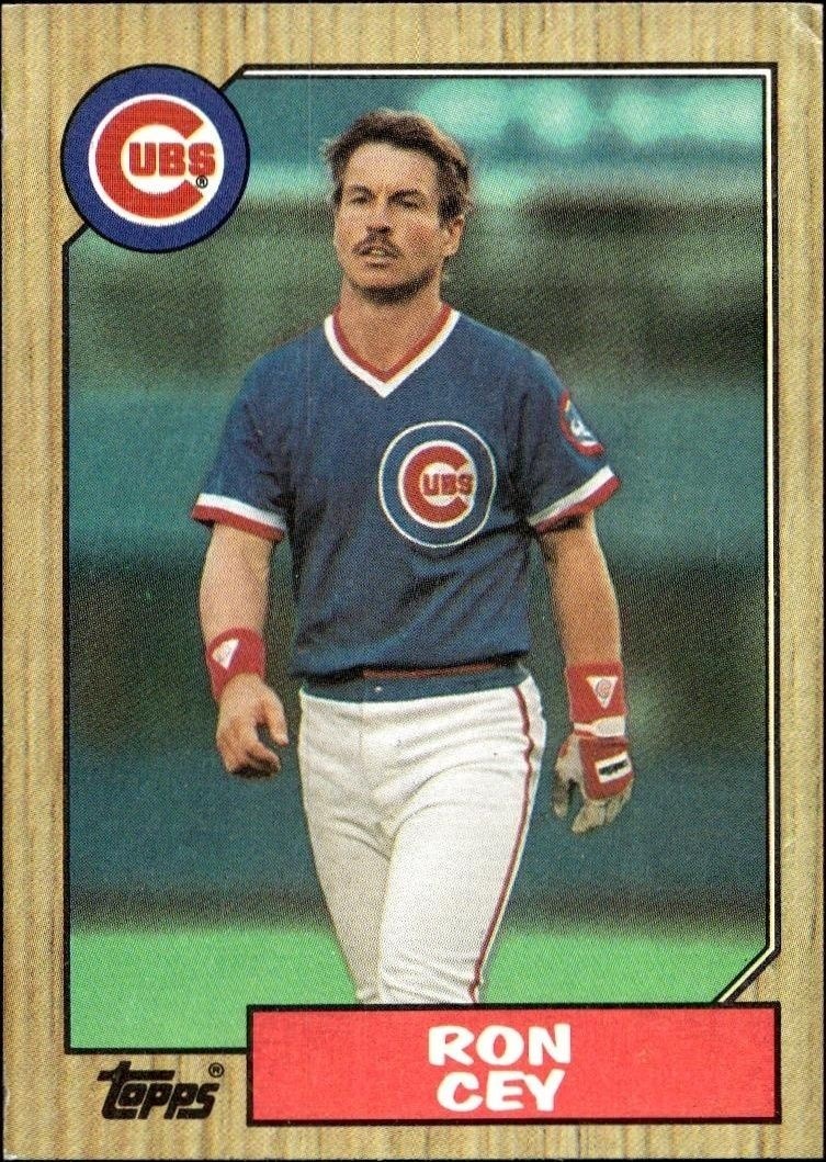 1987 Topps Ron Cey #767 trading card
