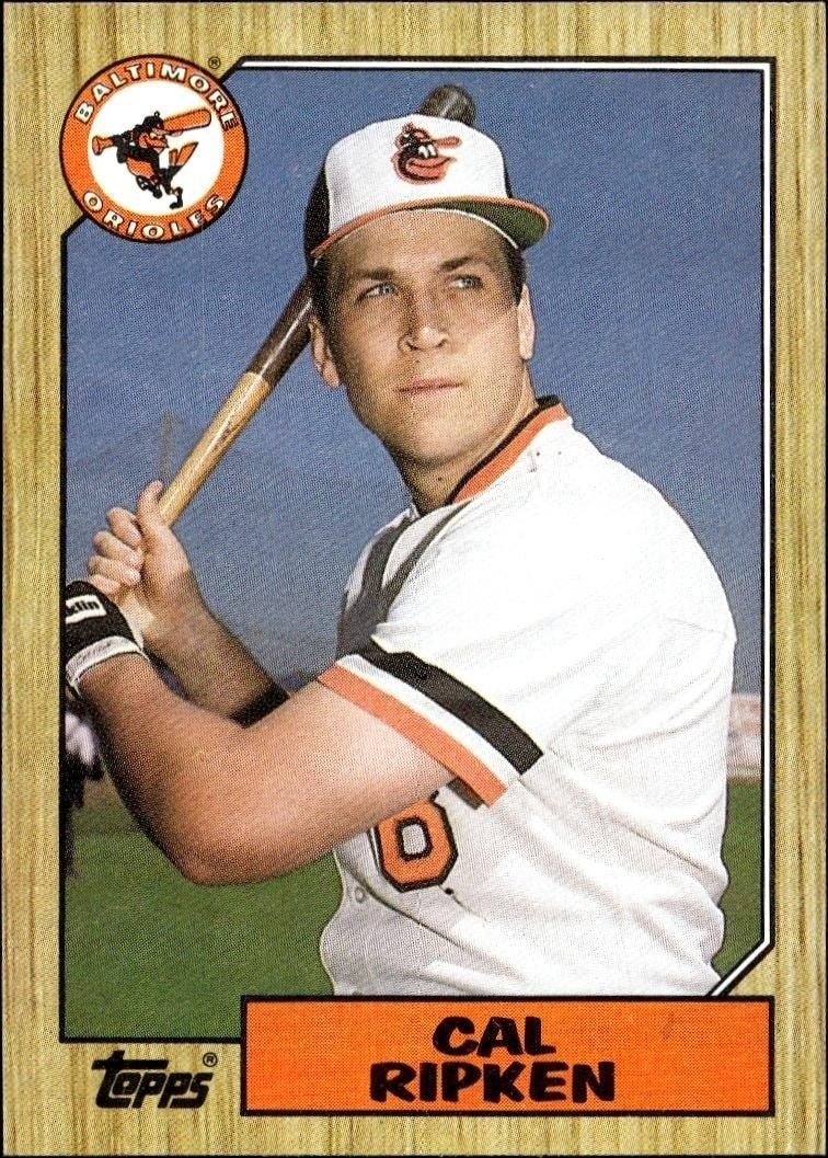 1987 Topps Cal Ripken #784 trading card