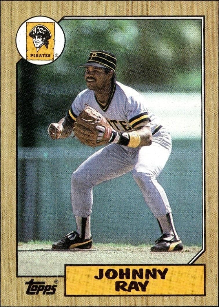 1987 Topps Johnny Ray #747 trading card