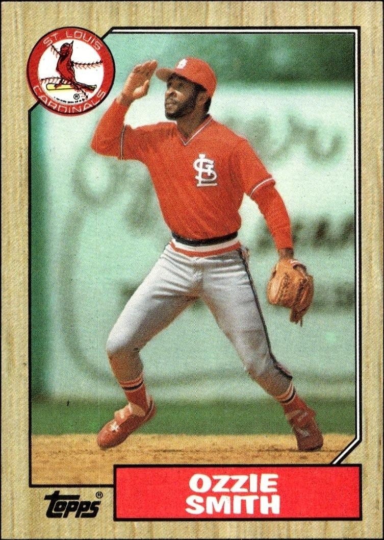 1987 Topps Ozzie Smith #749 trading card