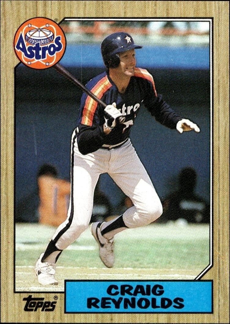 1987 Topps Craig Reynolds #779 trading card