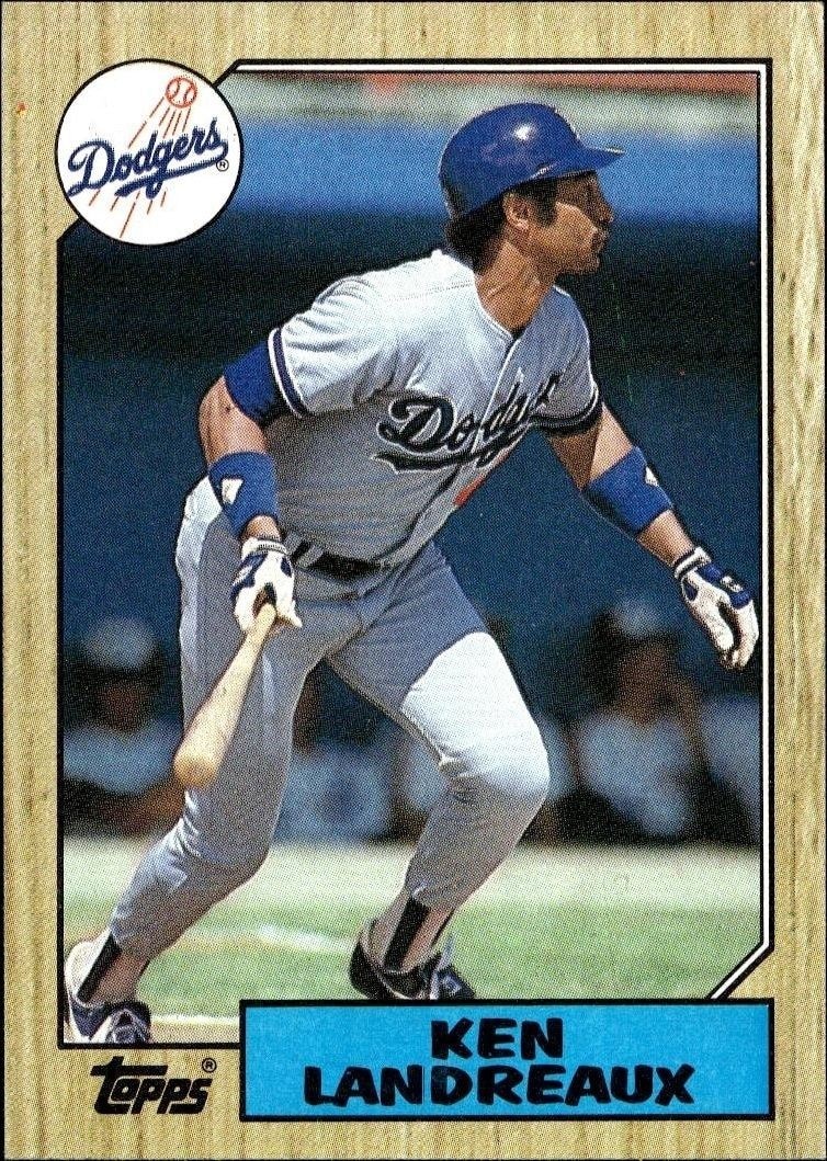 1987 Topps Ken Landreaux #699 trading card