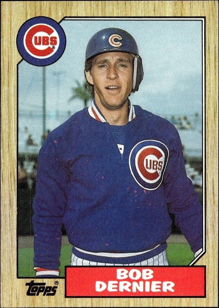 1987 Topps Bob Dernier #715 trading card