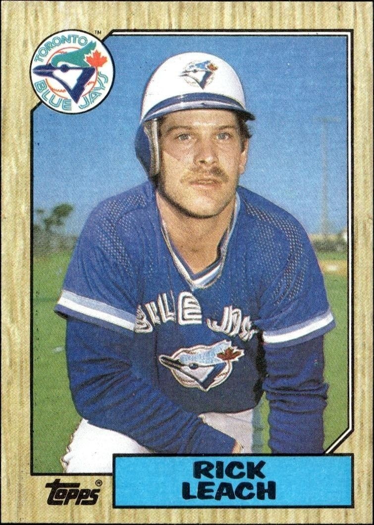 1987 Topps Rick Leach #716 trading card