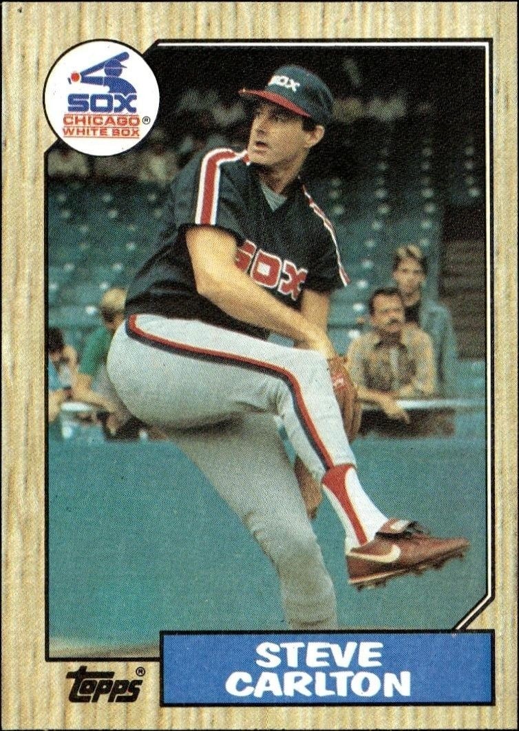 1987 Topps Steve Carlton #718 trading card