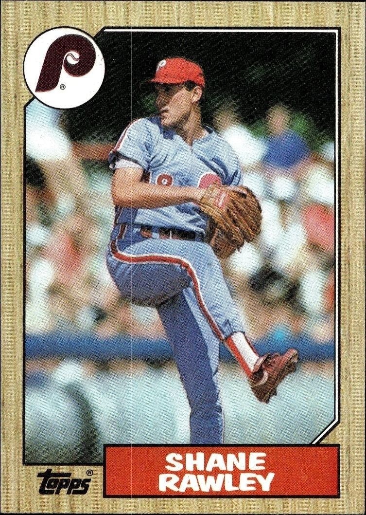 1987 Topps Shane Rawley #771 trading card