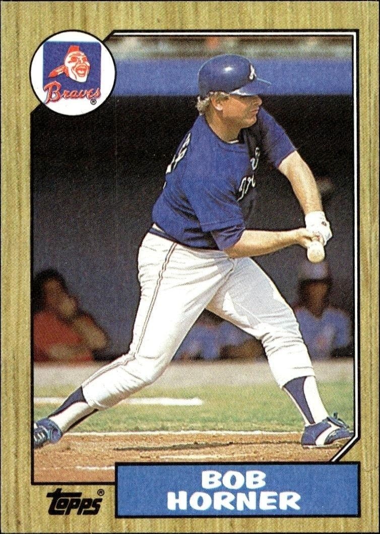 1987 Topps Bob Horner #660 trading card