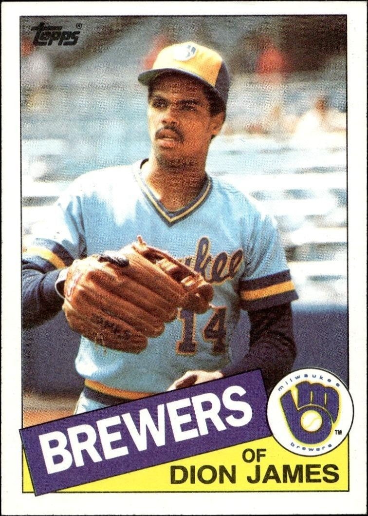 1985 Topps Dion James #228 trading card