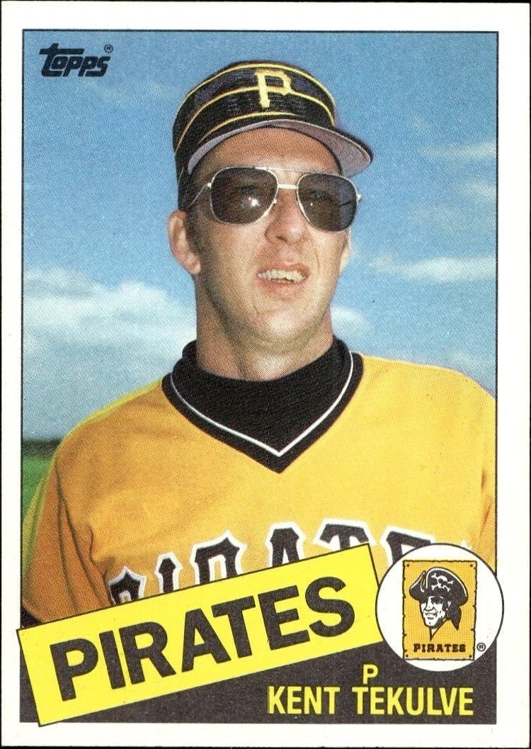 1985 Topps Kent Tekulve #125 trading card