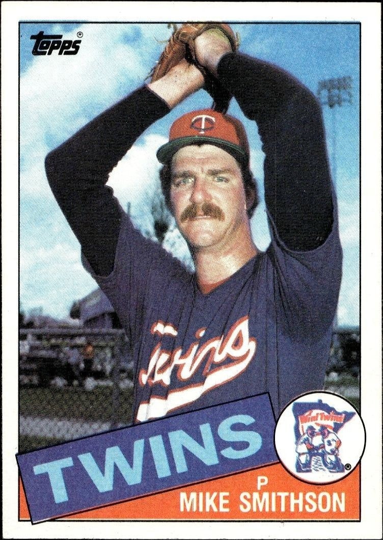 1985 Topps Mike Smithson #483 trading card