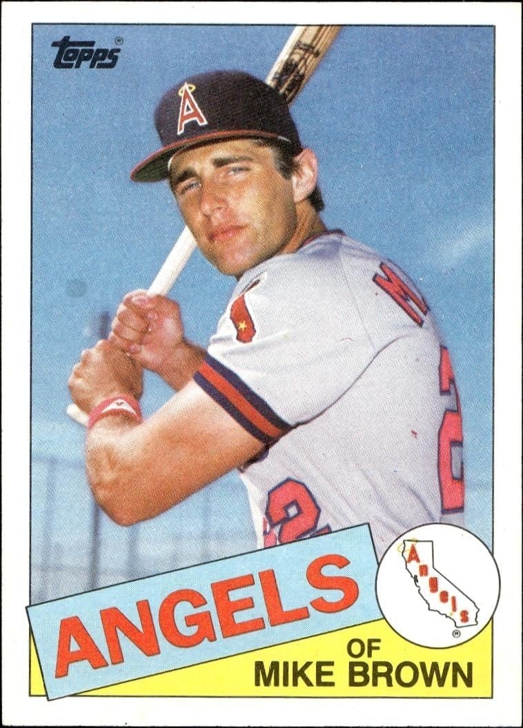 1985 Topps Mike Brown #258 trading card