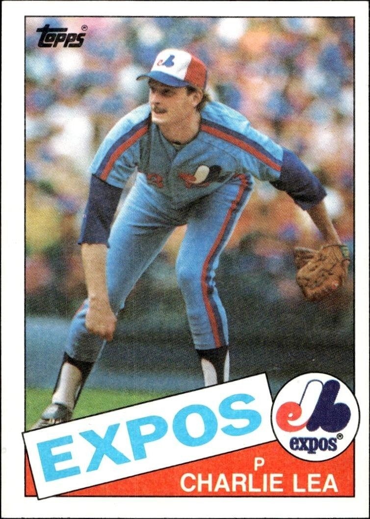 1985 Topps Charlie Lea #345 trading card