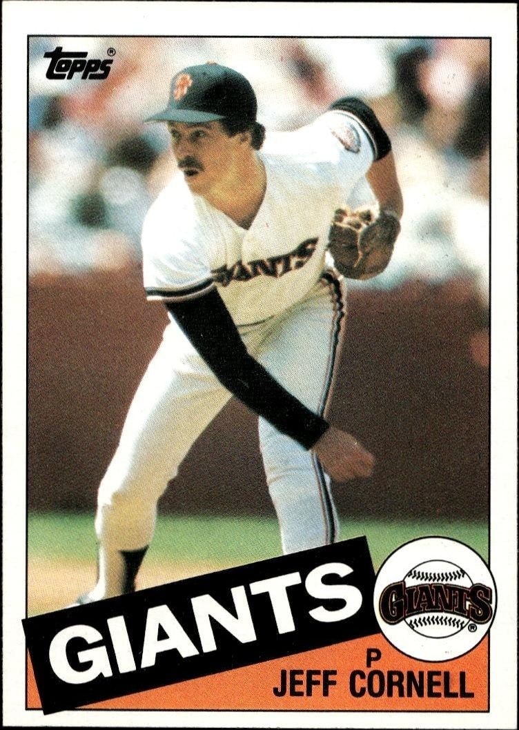 1985 Topps Jeff Cornell #514 trading card