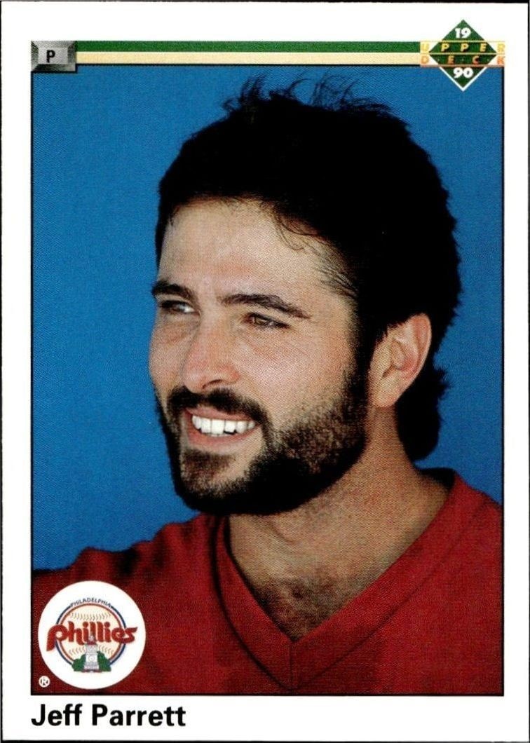 1990 Upper-Deck Low Number Jeff Parrett #92 trading card