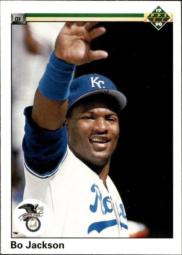 1990 Upper-Deck Low Number Bo Jackson #75 trading card