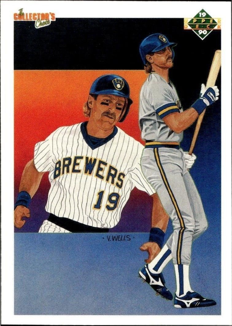 1990 Upper-Deck Low Number Robin Yount #91 trading card