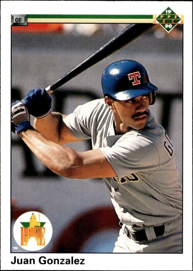 1993 Upper-Deck Juan Gonzalez #A6 trading card