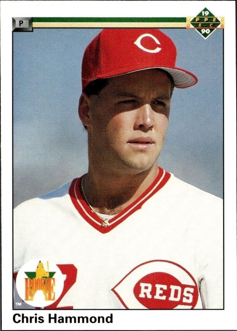 1990 Upper-Deck Low Number Chris Hammond #52 trading card