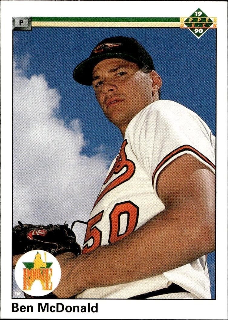 1990 Upper-Deck Low Number Ben McDonald #54 trading card