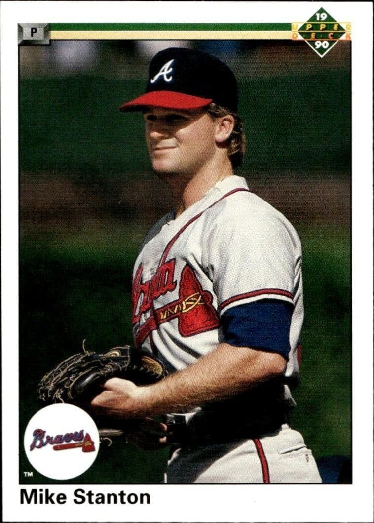 1990 Upper-Deck Low Number Mike Stanton #61 trading card