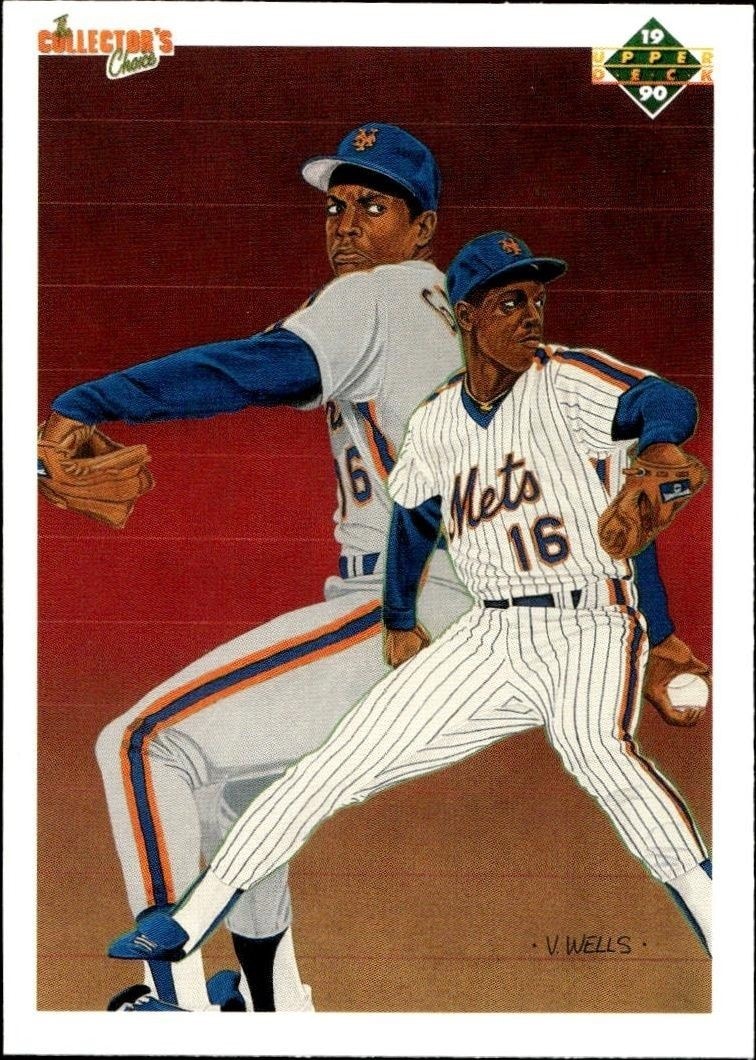 1990 Upper-Deck Low Number Dwight Gooden #62 trading card