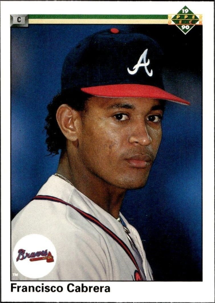 1990 Upper-Deck Low Number Francisco Cabrera #64 trading card