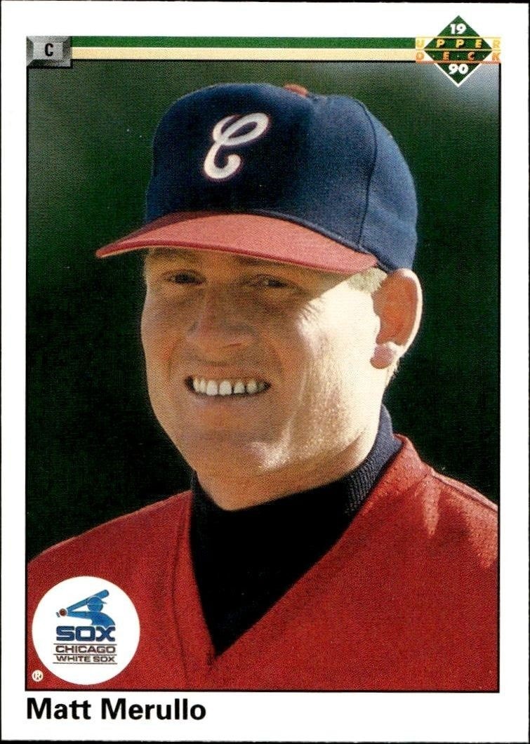 1990 Upper-Deck Low Number Matt Merullo #67 trading card