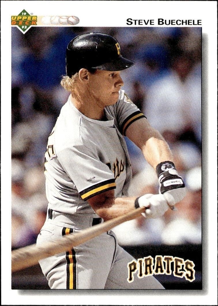 1992 Upper-Deck Low Number Steve Buechele #488 trading card