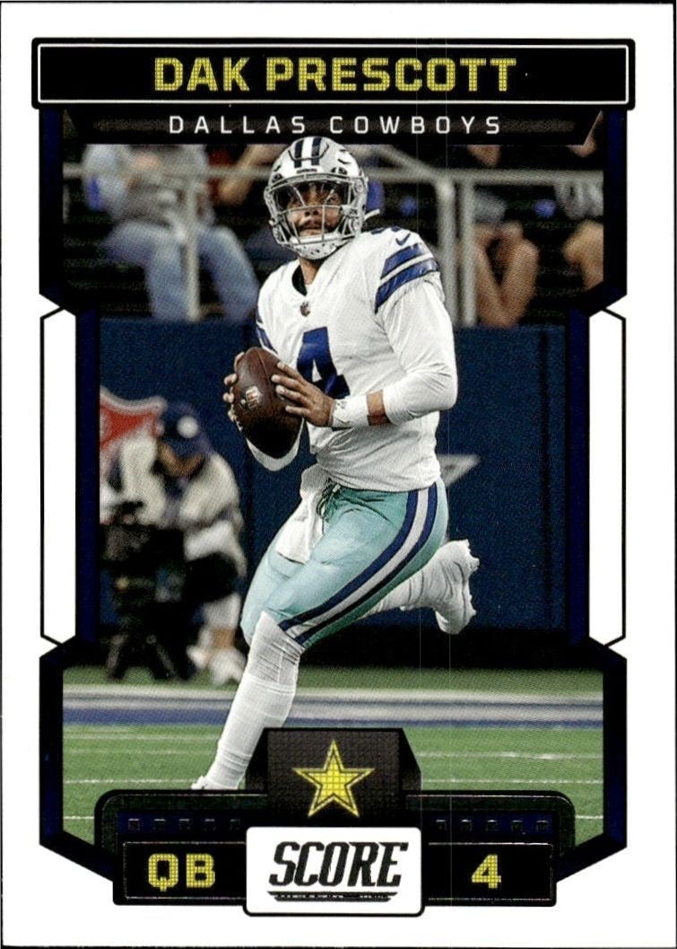 2023 Panini Score Dak Prescott #225 trading card