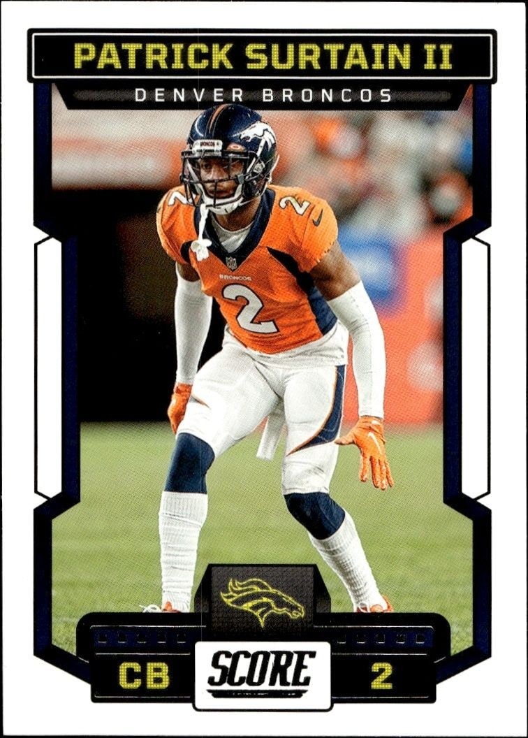 2023 Panini Score Patrick Surtain II #74 trading card
