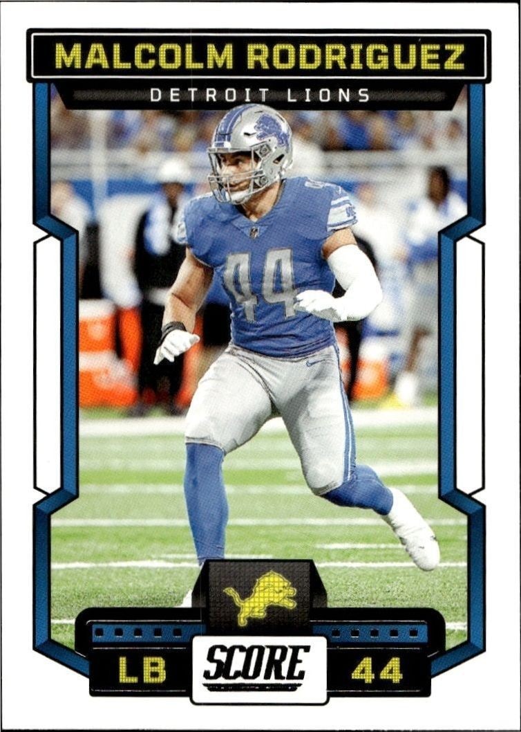 2023 Panini Score Malcolm Rodriguez #88 trading card