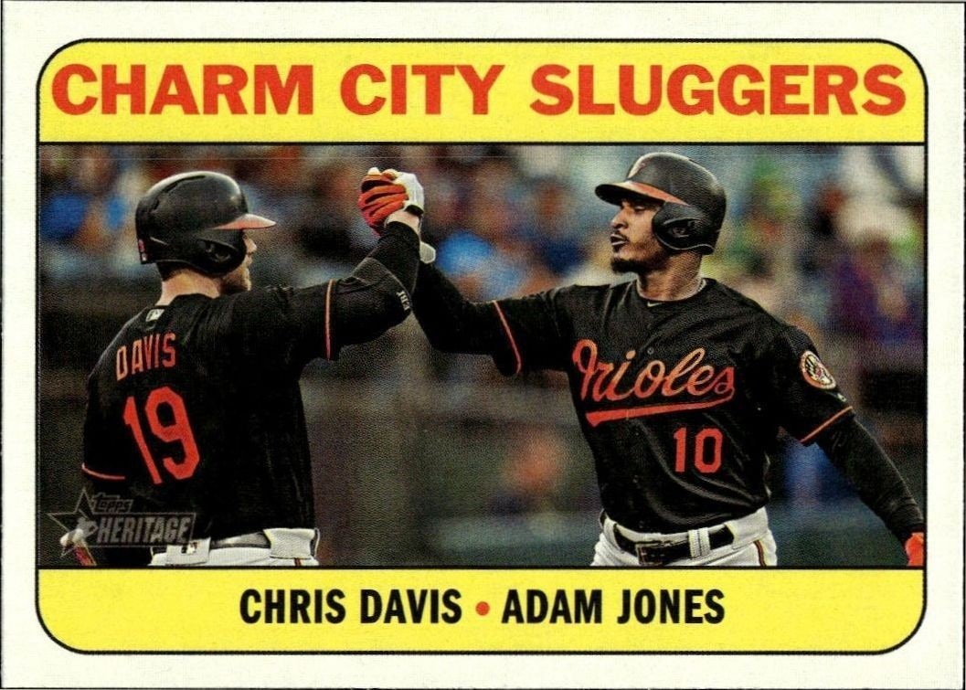 2018 Topps Heritage Chris Davis #CC-6 trading card