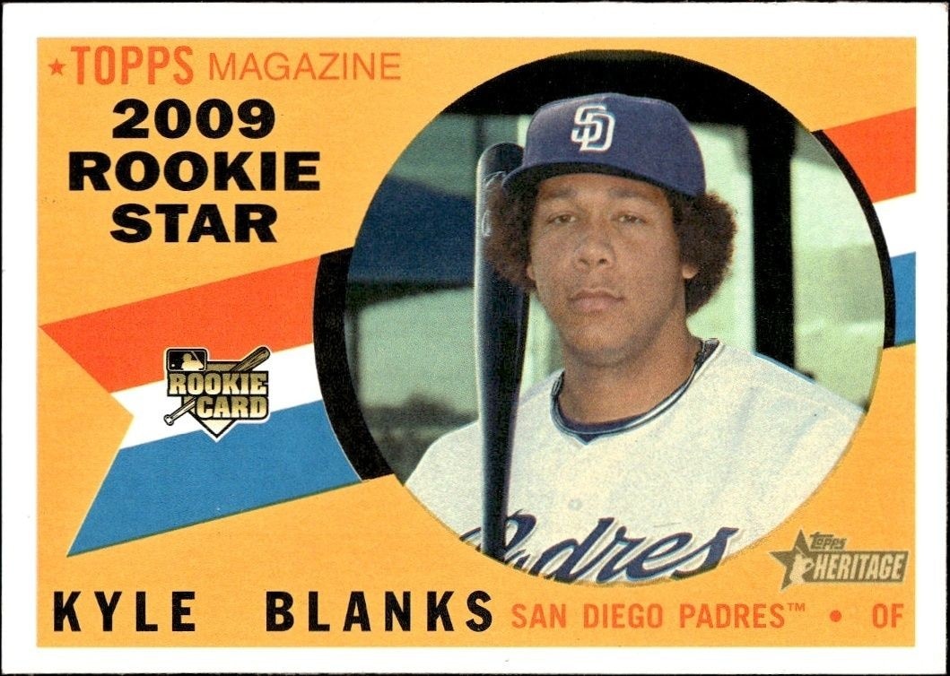 2009 Topps Heritage High Number Kyle Blanks #706 trading card