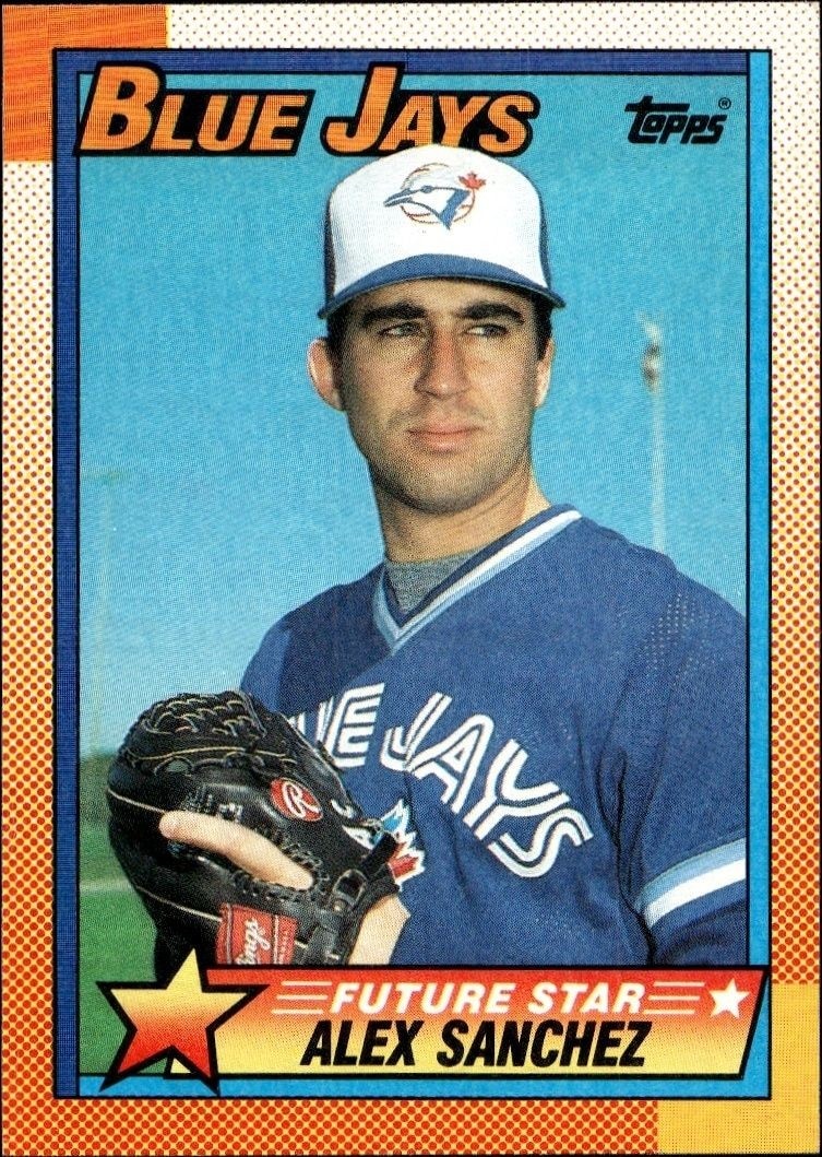 1990 Topps Alex Sanchez #563 trading card