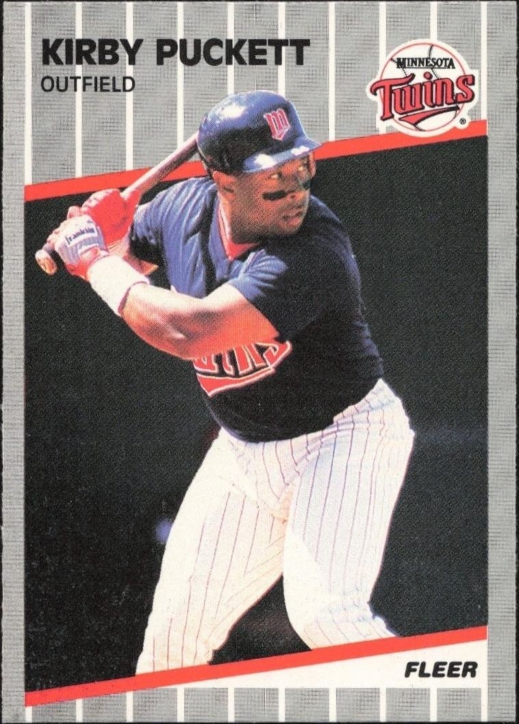 1989 Fleer Kirby Puckett #124 trading card