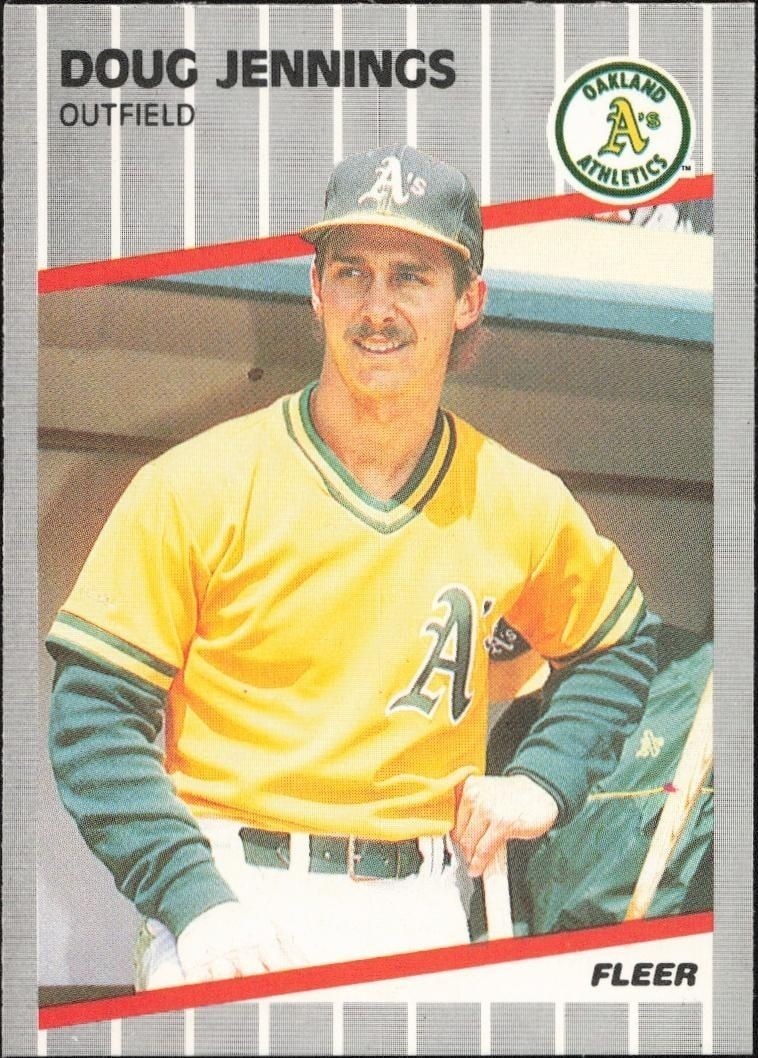 1989 Fleer Doug Jennings #14 trading card