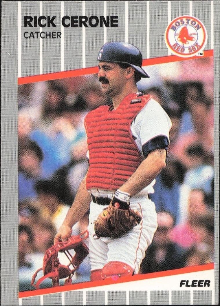 1989 Fleer Rick Cerone #84 trading card