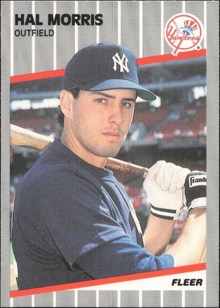 1989 Fleer Hal Morris #260 trading card