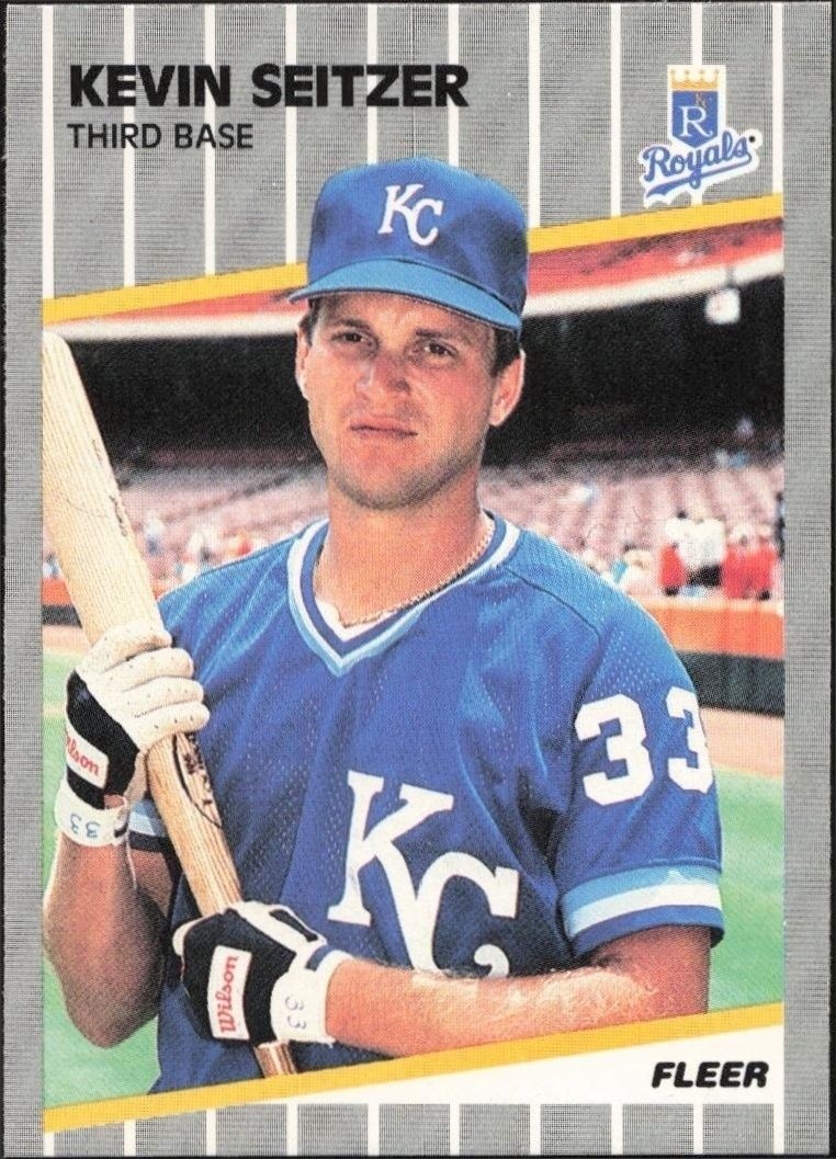 1989 Fleer Kevin Seitzer #292 trading card
