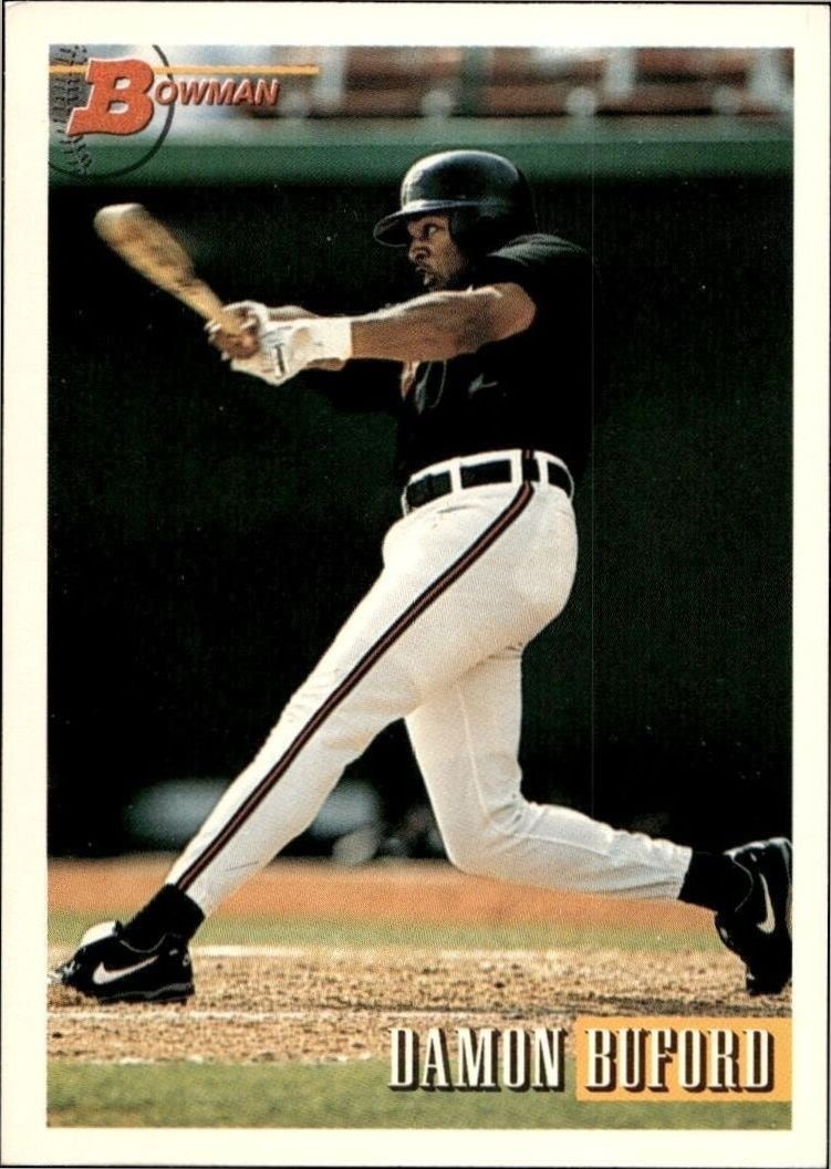 1993 Bowman Damon Buford #141 trading card