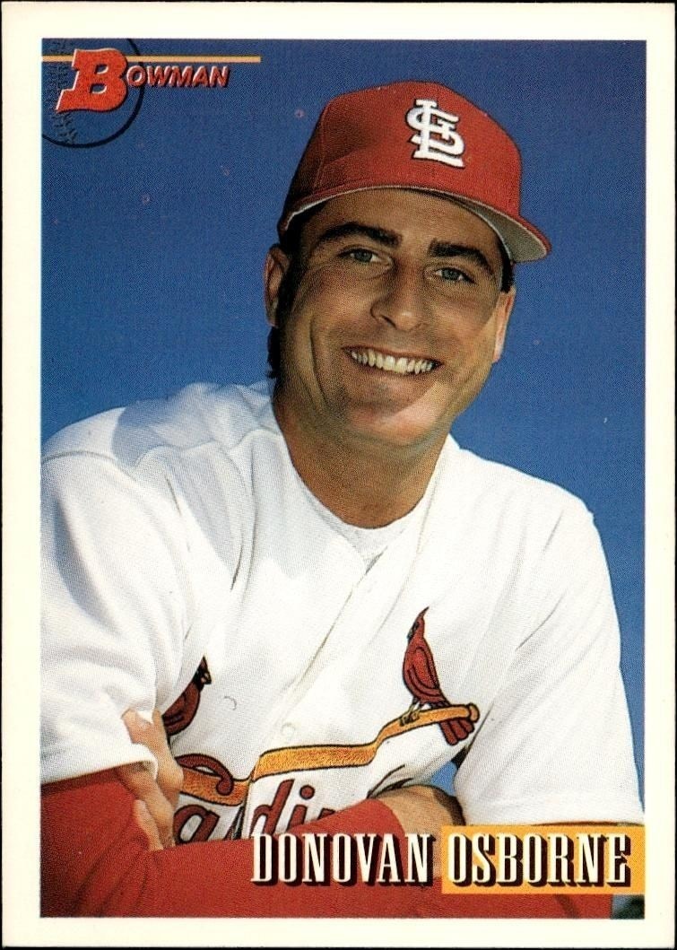 1993 Bowman Donovan Osborne #376 trading card
