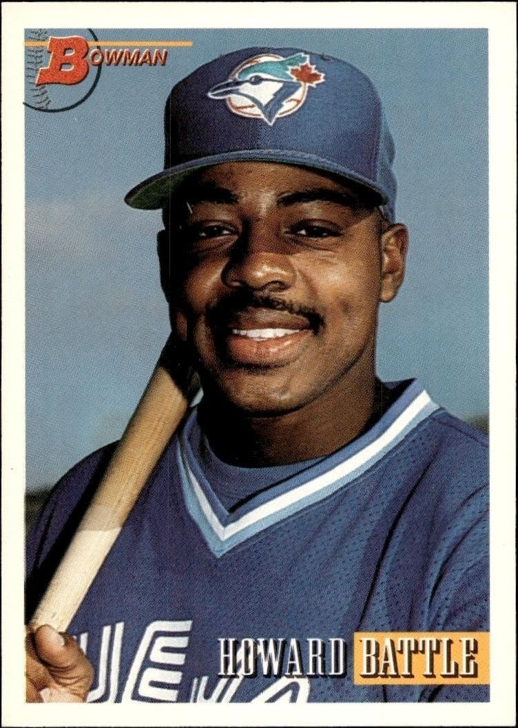 1993 Bowman Howard Battle #195 trading card