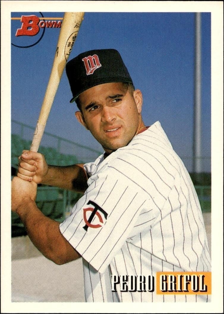 1993 Bowman Pedro Grifol #179 trading card