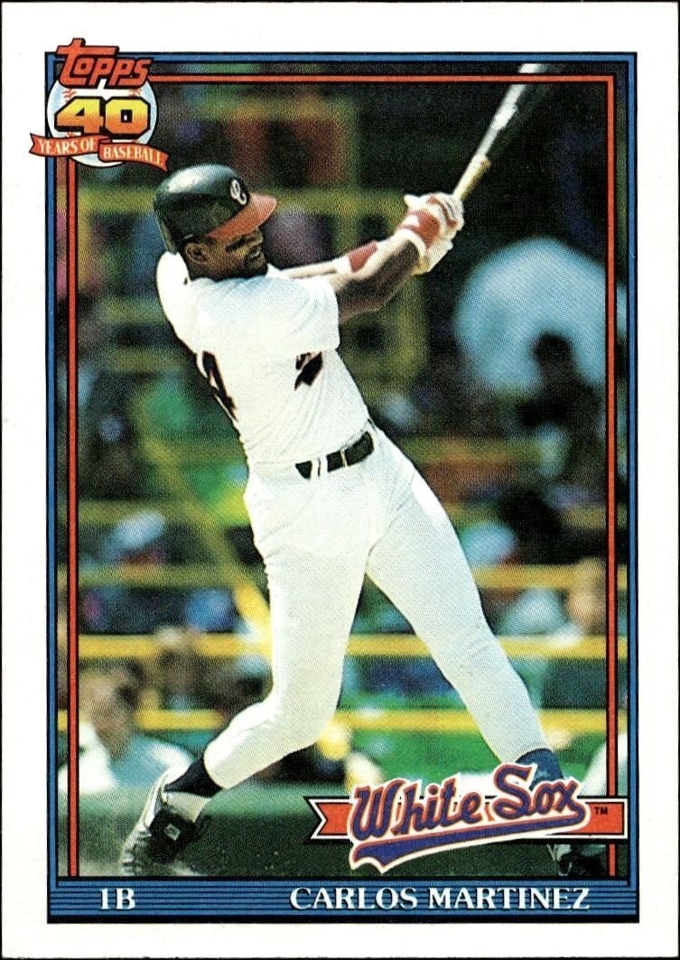 1991 Topps Carlos Martinez #156 trading card