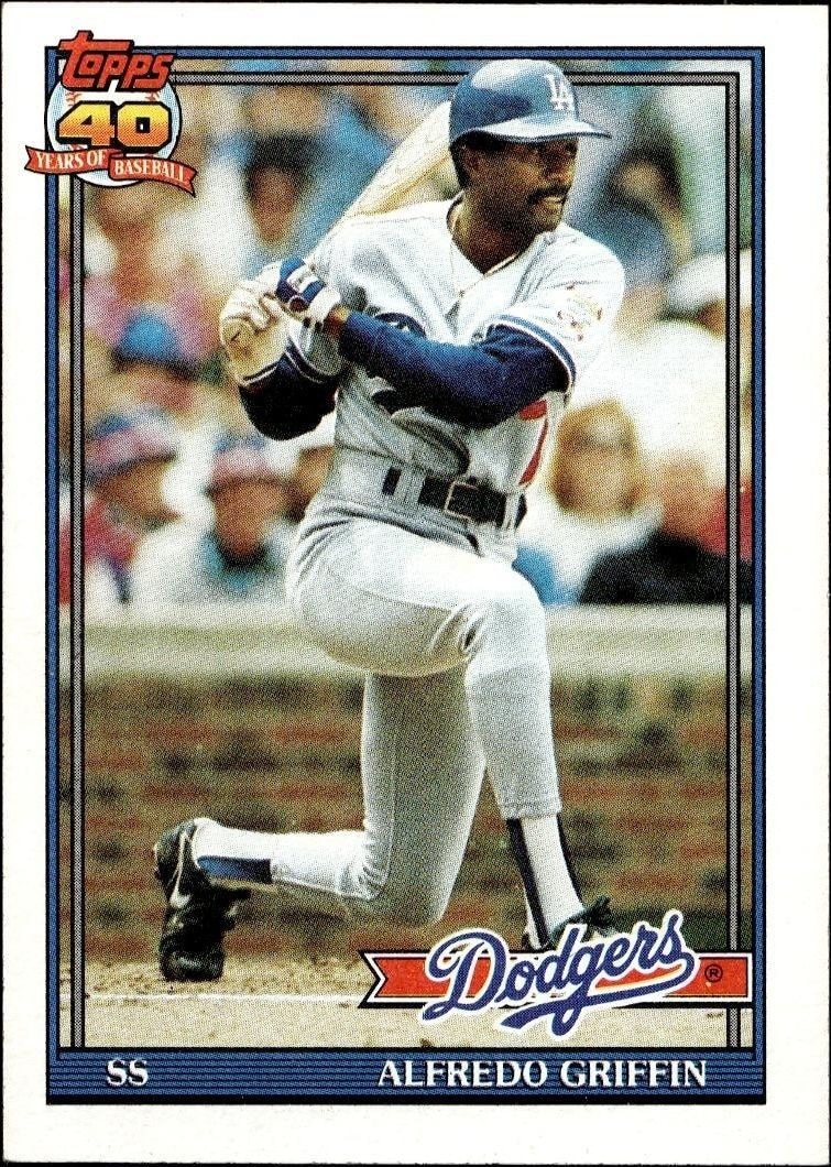 1991 Topps Alfredo Griffin #226 trading card