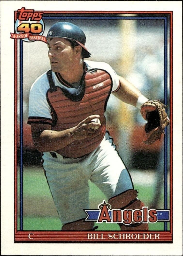 1991 Topps Bill Schroeder #452 trading card